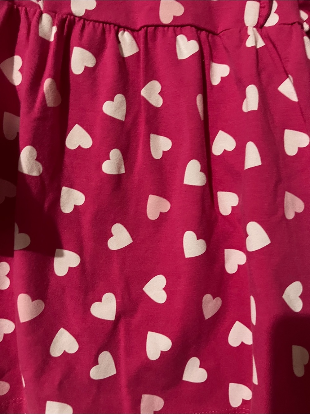 Crewcuts Pink Heart-Print Ruffle Shoulder Dress - Picture 4 of 5